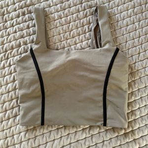 YPB sculptLUX Squareneck Tank / Sports Bra (size M)